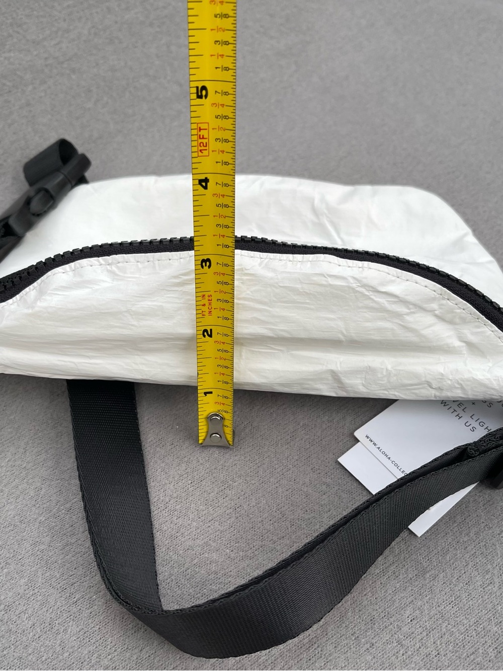 ALOHA Collection White Mini Hip Fanny Pack NWT Splash-Proof Durable Lightweight - Picture 16 of 16